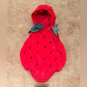 Pottery Barn Strawberry costume (6-12 months)